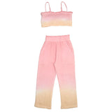 MINI DREAMERS CABO DIP DYE CROP TOP AND PANT SET