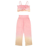 MINI DREAMERS CABO DIP DYE CROP TOP AND PANT SET