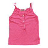 T2LOVE BUTTON FRONT CAMI - FUSCHIA