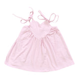 COZII HEART TANK DRESS - BABY PINK