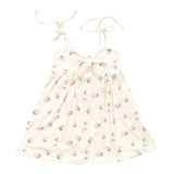 T2LOVE KNOTTED CAMI DRESS - STRAWBERRY