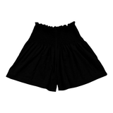 T2LOVE SMOCKING SHORT - BLACK
