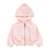 COZII COTTON CORDUROY ZIP HOODIE AND JOGGER SET - PINK BLISS