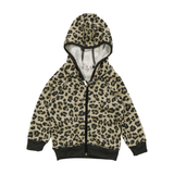 COZII ZIP PULLOVER HOODIE AND JOGGER SET - LEOPARD