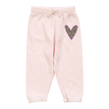 COZII ZIP PULLOVER HOODIE AND JOGGER SET - PINK BLISS/LEOPARD HEART