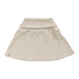 T2LOVE L/S BOMBER CARDIGAN WITH ZIP AND FOLD OVER SKIRT SET - HEATHER GRAY