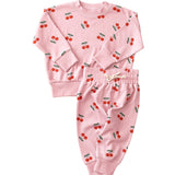GIRL JOGGER SET - CHERRY BLUSH