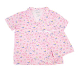 KATIE J LYNN SHORT LOUNGE SET - BERRIES & CREAM (TWEEN & JUNIOR)