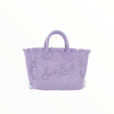 MC2 SAINT BARTH COTTON CANVAS MINI VANITY BAG - LAVANDER