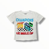 CALIFORNIAN VINTAGE T-SHIRT -  WHITE/LA CUP