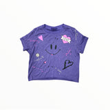 FIREHOUSE T-SHIRT - VIOLET/SMILE TOSS/SPLATTER