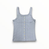 KATE J. TWEEN MARINA BUTTON TANK - LAVANDER