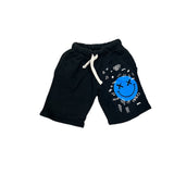 CALIFORNIAN VINTAGE SHORTS - CHARCOAL/HAPPY FACE