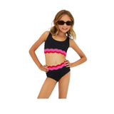BEACH RIOT LITTLE MARIN/HARRIET BIKINI - ELECTRIC WAVE
