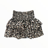 FLOWERS BY ZOE CHIFFON SKIRT - LEOPARD