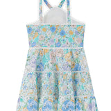 MARLO KIDS AZURE EMBROIDERED DRESS