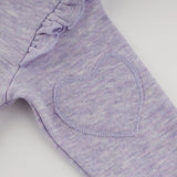 OH BABY! HONEYCOMB SWEATSHIRT AND LEGGING LET - WISTERIA