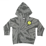 BABY STEPS SMILEY TIE DEY SWEAT SET - GRAY
