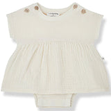1+ IN THE FAMILY CANDELA BODY DRESS - IVORY