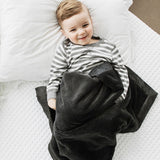 SARANONI LUSH BLANKET - CHARCOAL