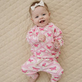 GIRL JOGGER SET - PINK BUTTERFLY