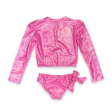 PICCOLI PINCIPI MARTINICA  PINK RASH GUARD - GLITTER NEON