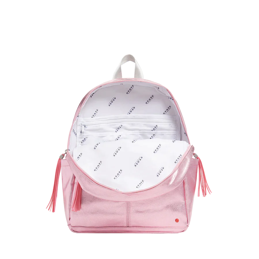 STATE KIDS TRAVEL KANE - METALLIC PINK/SILVER