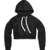 KATIE J DYLAN ZIP HOODIE - BLACK