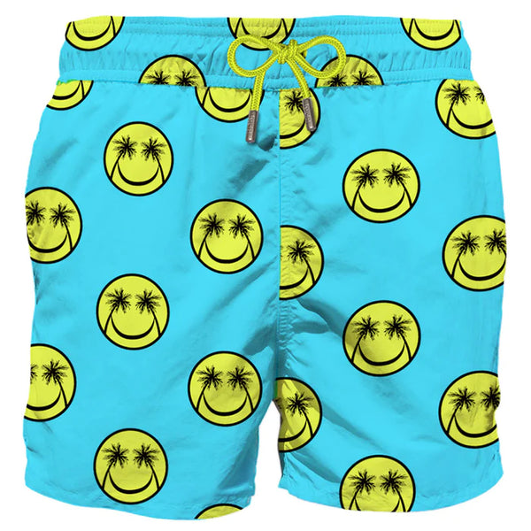 MC2 SAINT BARTH CAPRESE SWIM TRUNK - PALM SMILEY