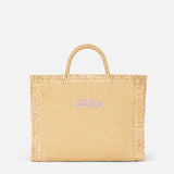 MC2 SAINT BARTH COLETTE RAFFIA BAG - STONES MULTI