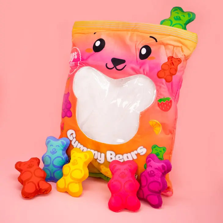 M2B PLUSH PILLOW - GUMMY BEARS