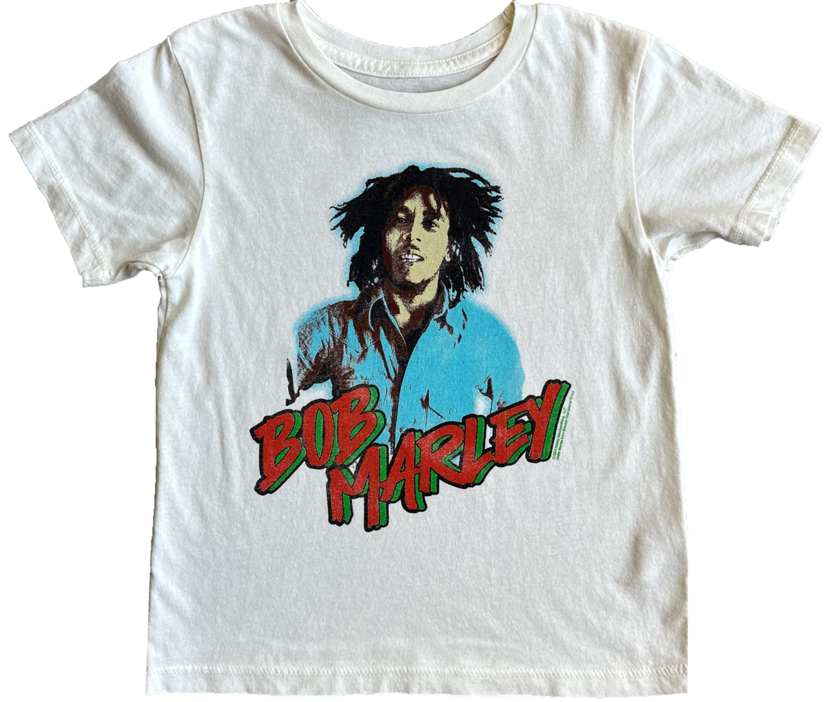 ROWDY SPROUT BOB MARLEY TEE - WHITE