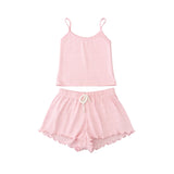 CHERYL KIDS LOUNGE SET - PASTEL PINK