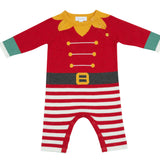 ANGEL DEAR ELF KNIT ROMPER - RED