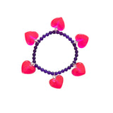 M2B HEART CHARM BRACELETS
