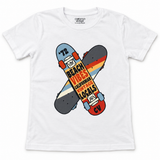 CALIFORNIAN VINTAGE T-SHIRT - WHITE/SKATE