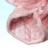 ELLLIE AND MILA FAUX FUR GEM JACKET - PINK