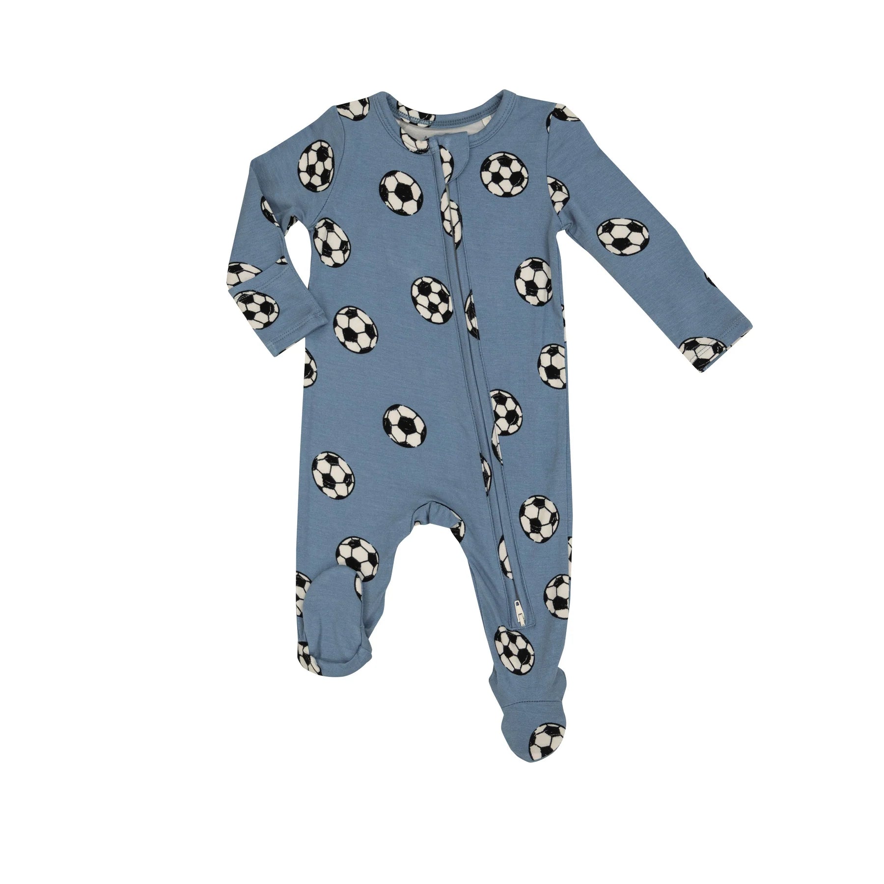 ANGEL DEAR 2-WAY ZIPPER FOOTIE - SOCCER