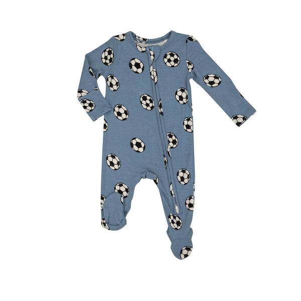 ANGEL DEAR 2-WAY ZIPPER FOOTIE - SOCCER