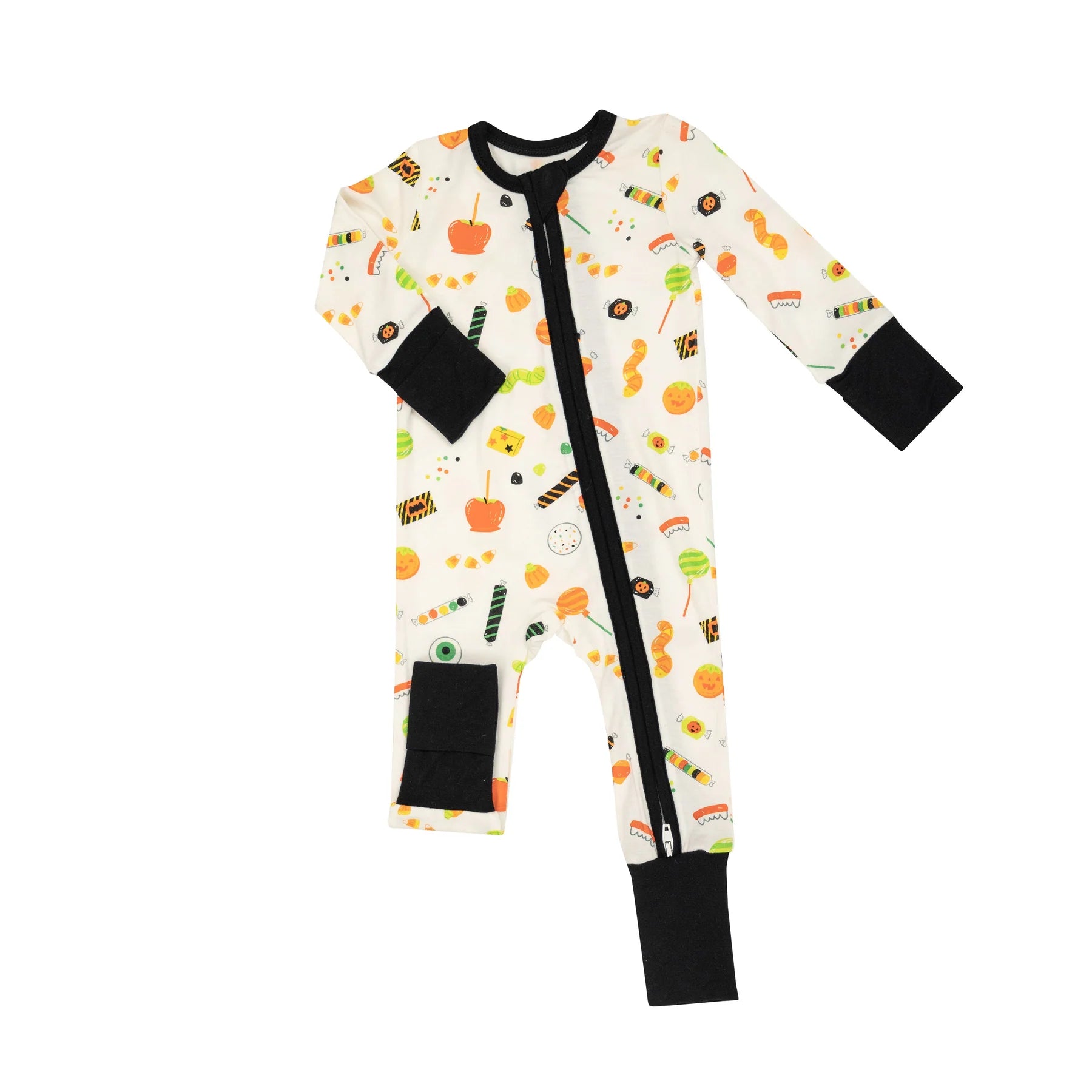 ANGEL DEAR 2 WAY ZIPPER ROMPER - HALLOWEEN CANDIES