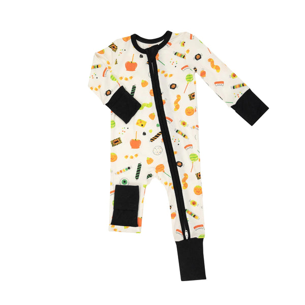 ANGEL DEAR 2 WAY ZIPPER ROMPER - HALLOWEEN CANDIES