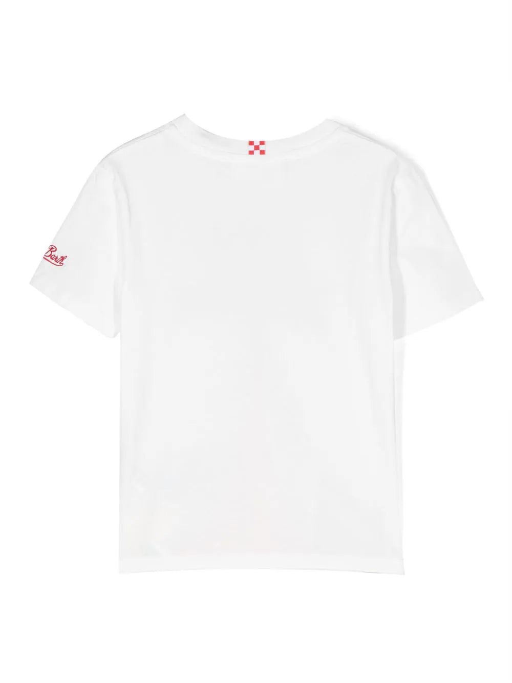 MC2 SAINT BARTH T-SHIRT -WHITE/ HOT WHEELES