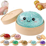 MEANT 2 BE BRAND 10 INCH XL JUMBO DUMPLING SQUISHY - MYSTERY GLITTER WITH ORBEES