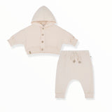 1+ IN THE FAMILY RAI HOODIE/TIAN JOGGER - NUDE