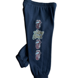 ROWDY SPROUT ROLLING STONES TONGUE HOODIE - BLACK