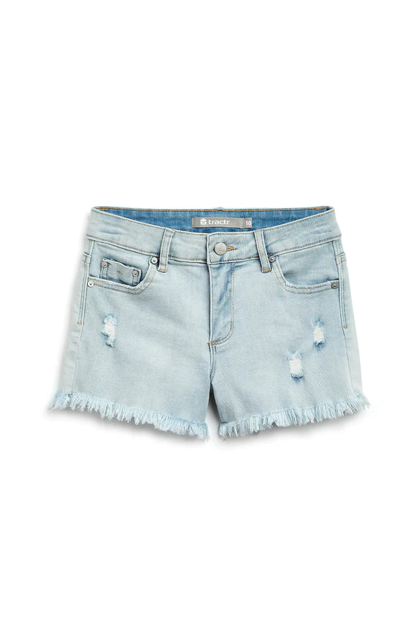 TRACTR DENIM SHORTS 4-6X - LIGHT WASH