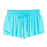 TRACTR BUTTERFLY SHORTS 4-6X - AQUA