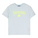 VILEBREQUIN BOYS T-SHIRT - JAUNE/LOGO AND TURTLE