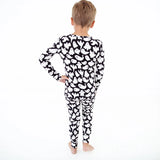 BAMBOO 2 PC PAJAMA SET - HAUNTED NOIR