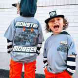 MONSTER MODDER T-SHIRT - GRAY